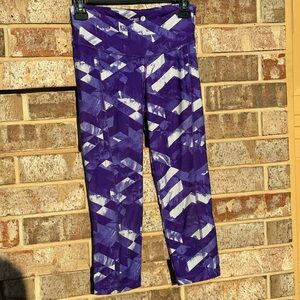 [OLD NAVY] Purple Geometric Athletic Pant